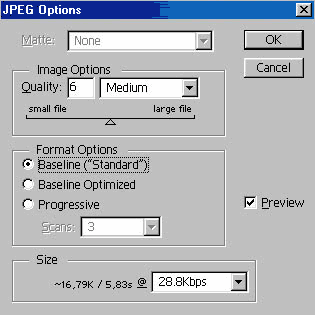   JPEG Options