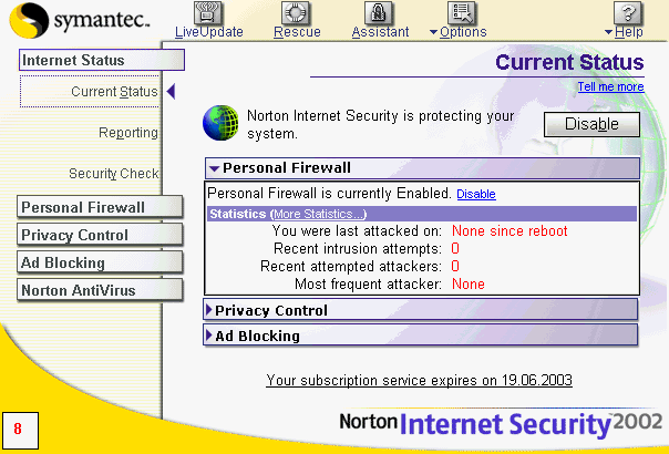   Norton Internet Security 2002