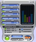 DFX Audio Enhancer For Winamp 5 and 2 v7.010