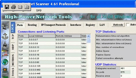 Atelier Web Security Port Scanner (AWSPS) v4.61