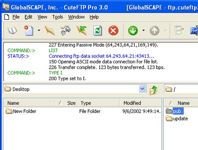 CuteFTP Pro 6.05